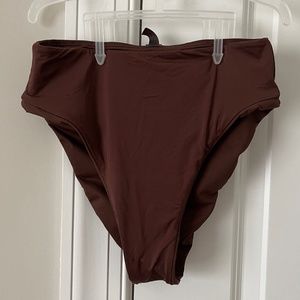 SKIMS 3 Piece Swim Set (Brown)